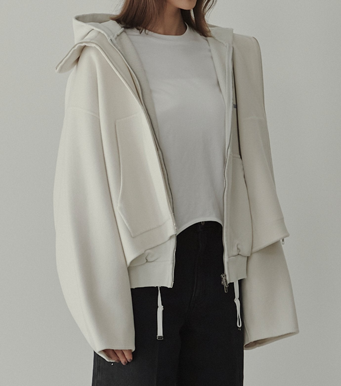 Zip-Up Double-Face Blouson