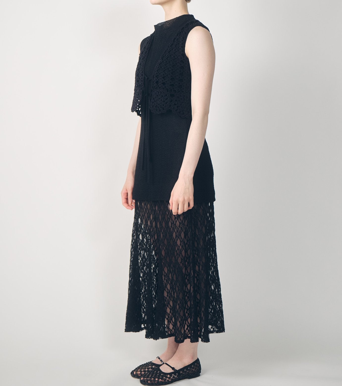 Stretch Lace Maxi Dress