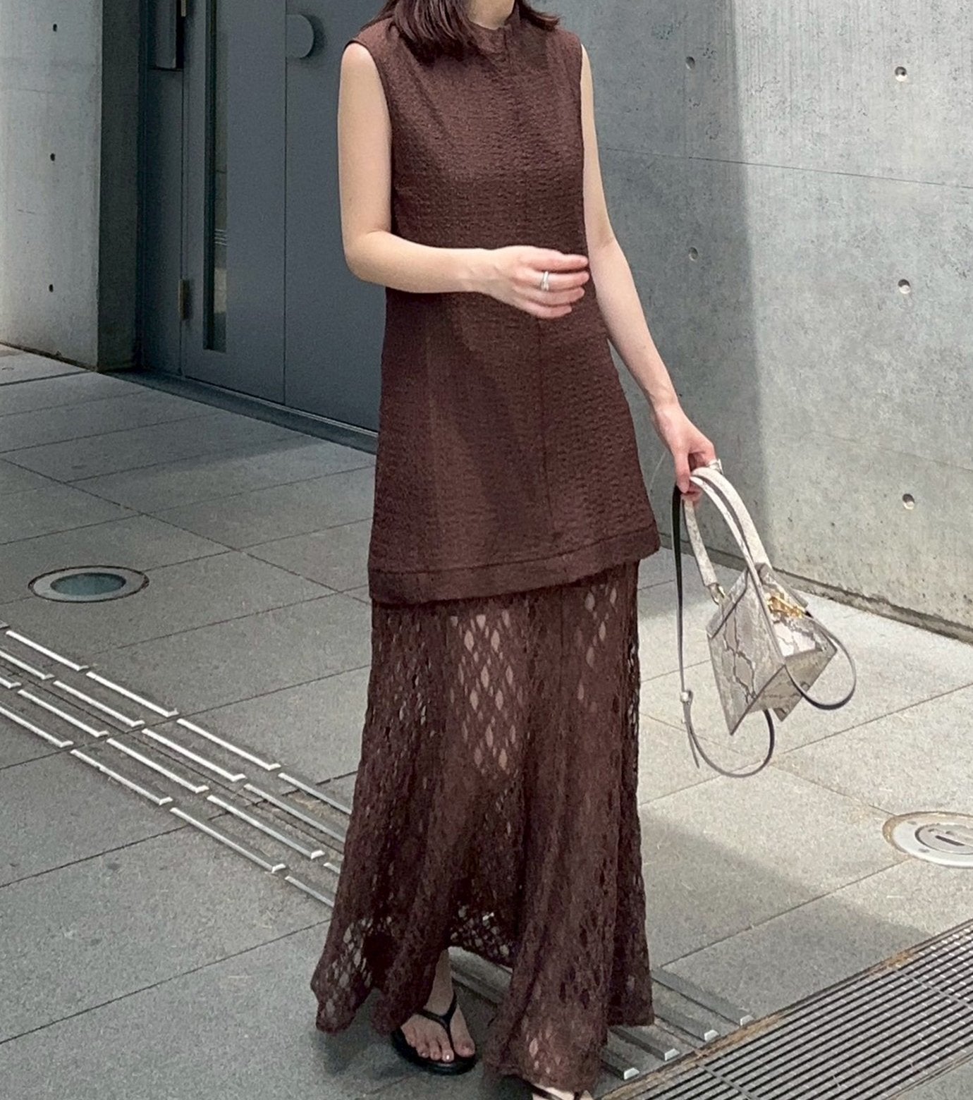 Stretch Lace Maxi Dress