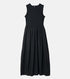 Bi-Material Fit and Flare Dress