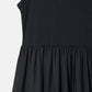 Bi-Material Fit and Flare Dress