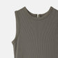 Bi-Material Fit and Flare Dress