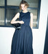 Bi-Material Fit and Flare Dress