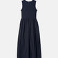 Bi-Material Fit and Flare Dress