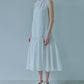 Abstract Flower Jacquard Dress