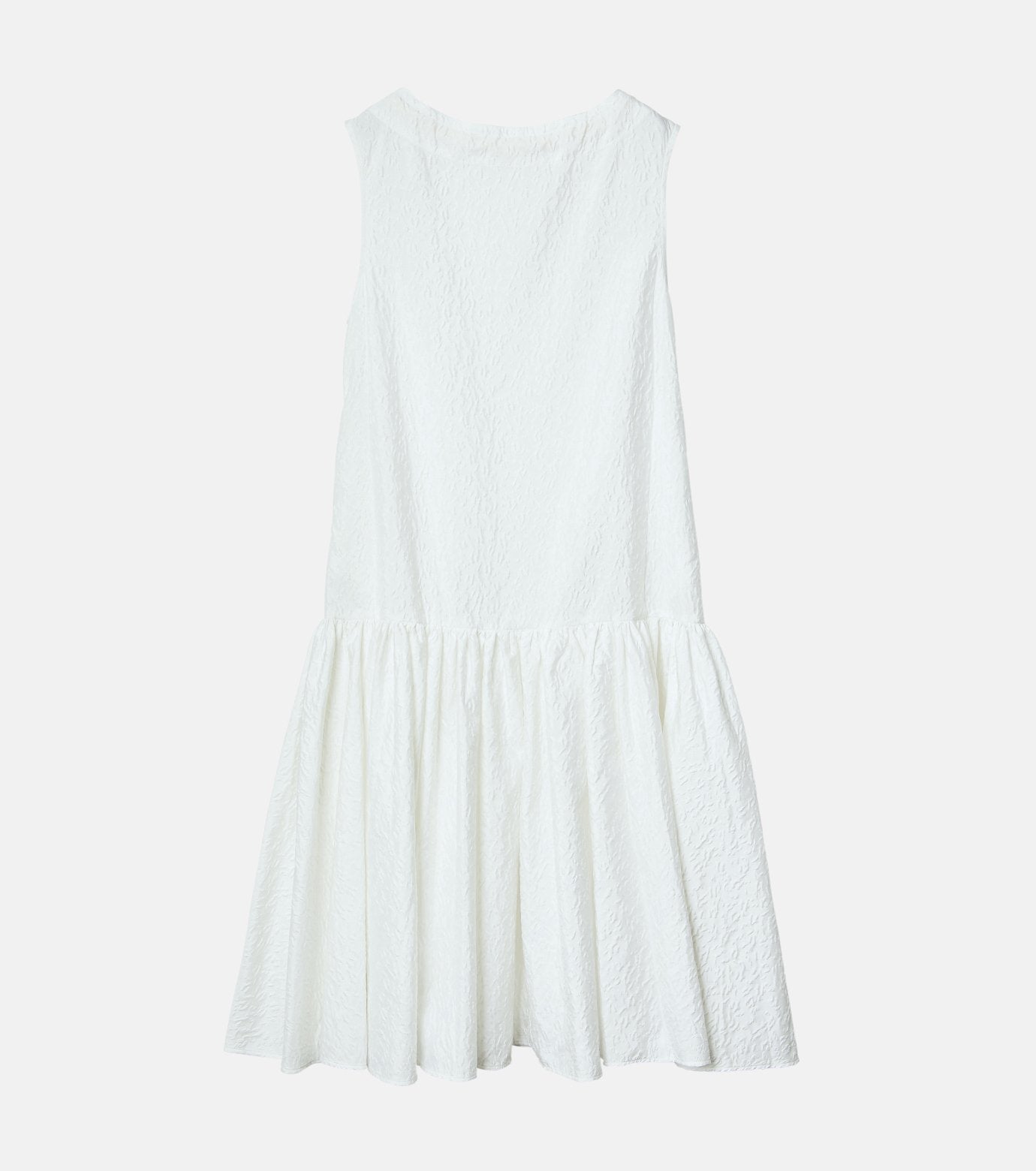 Abstract Flower Jacquard Dress