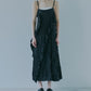 Crinckled Ruffle Cami Dress