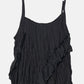 Crinckled Ruffle Cami Dress