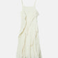 Crinckled Ruffle Cami Dress
