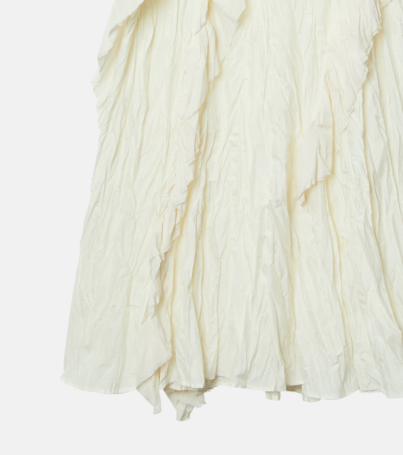 Crinckled Ruffle Cami Dress