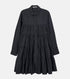 Dramatic Gathered Shirt Dress