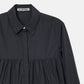 Dramatic Gathered Shirt Dress