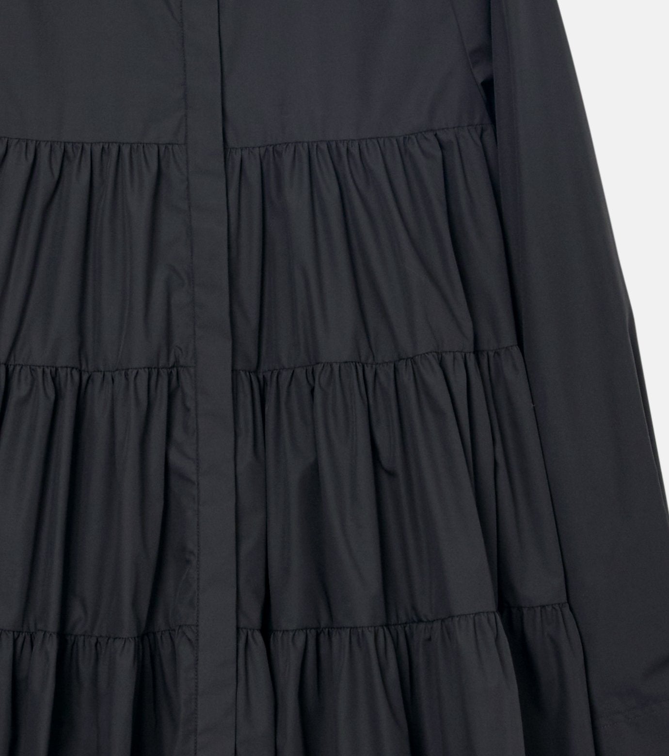 Dramatic Gathered Shirt Dress