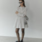 Dramatic Gathered Shirt Dress