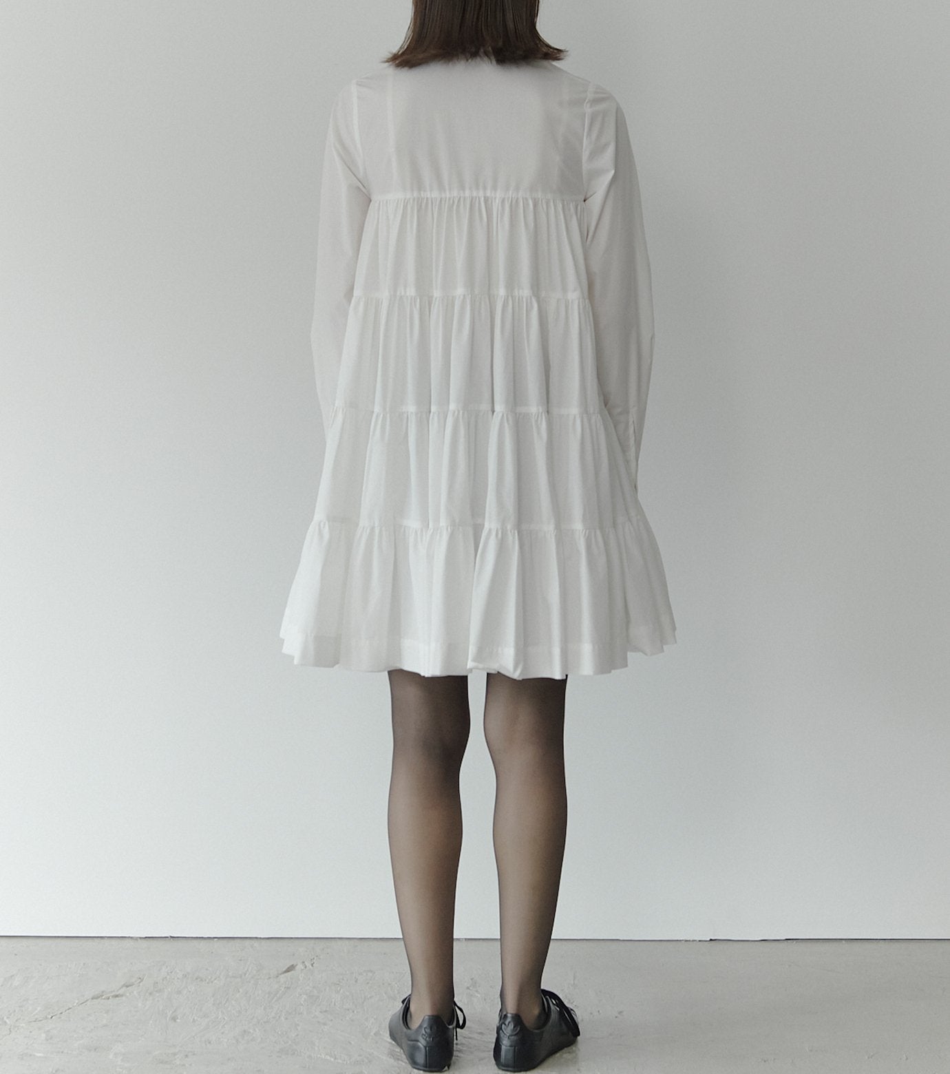 Dramatic Gathered Shirt Dress