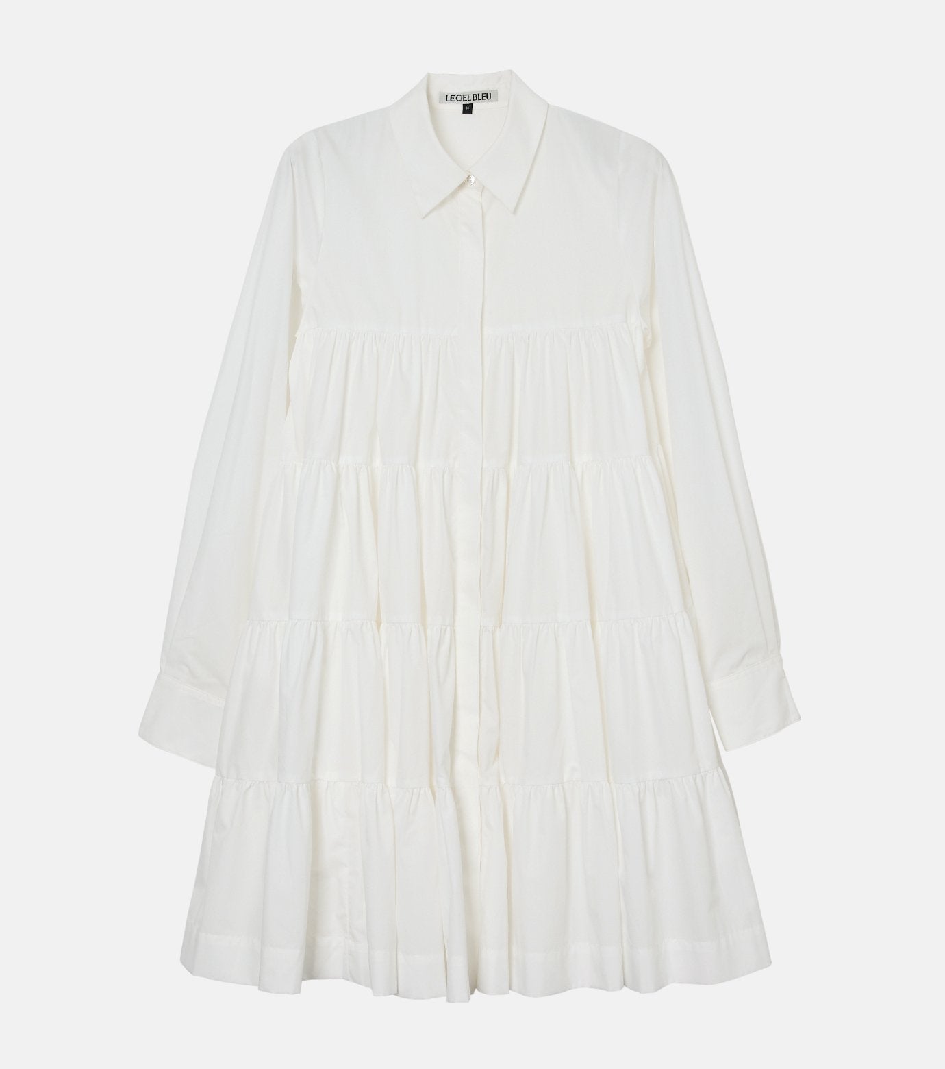 Dramatic Gathered Shirt Dress