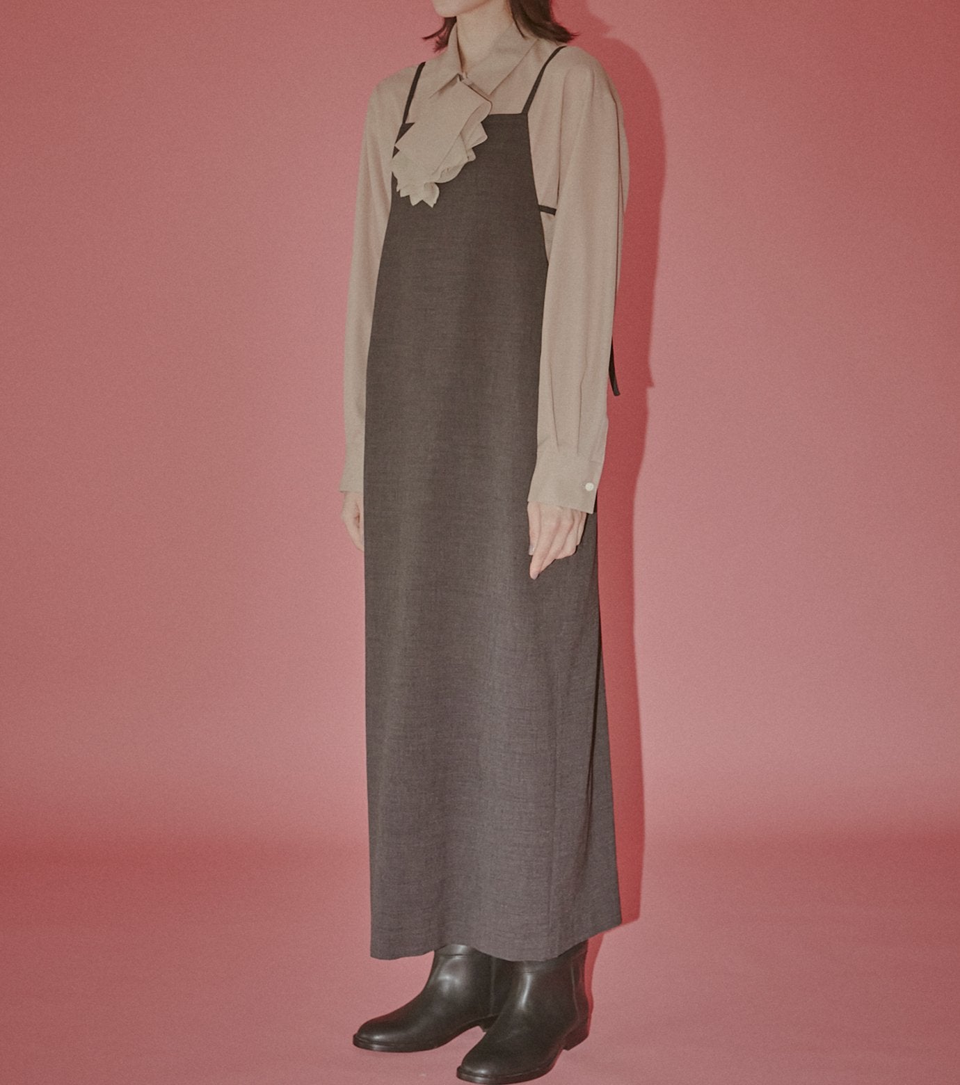 Straight-Line Minimalist Jumper Dress