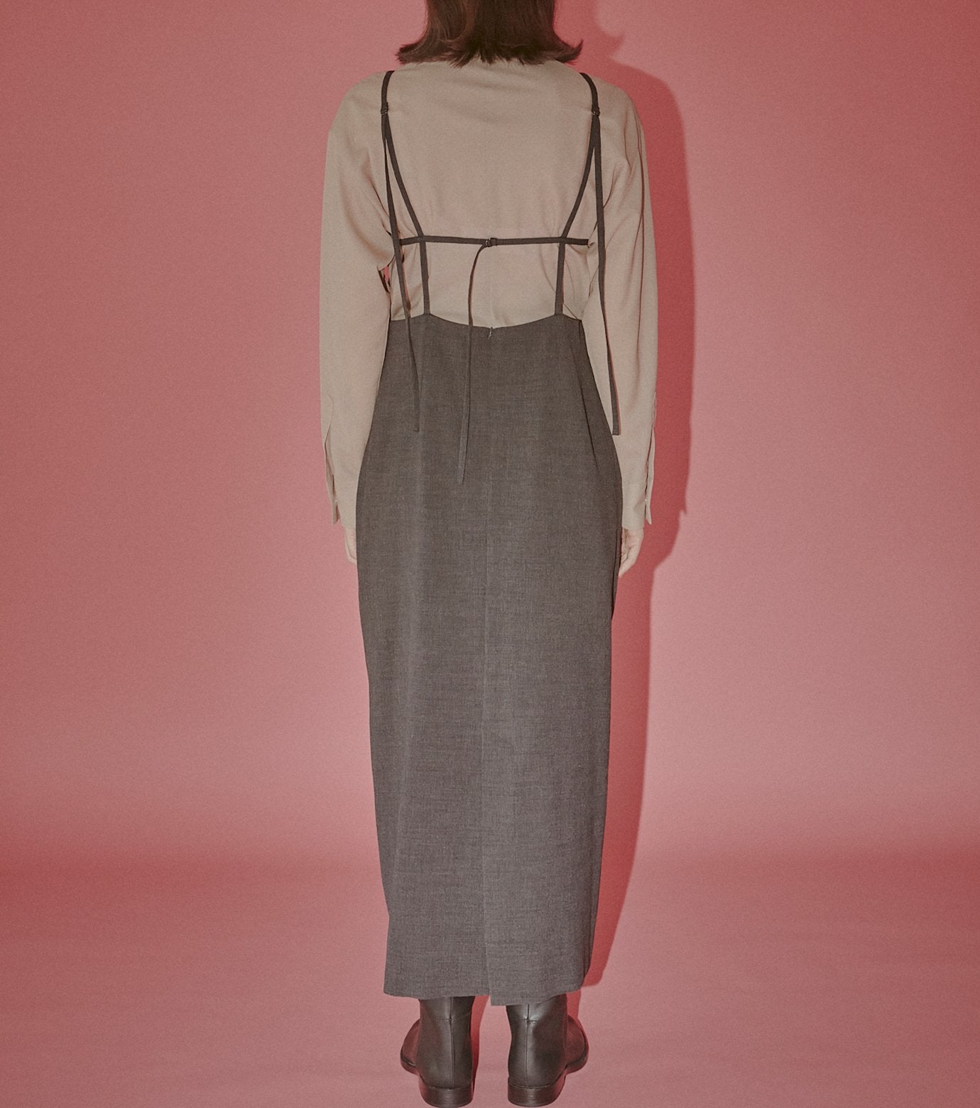 Straight-Line Minimalist Jumper Dress