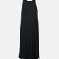 Sleeveless Twill A-line Dress