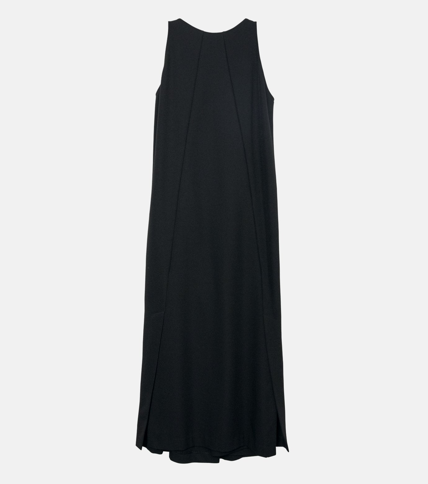 Sleeveless Twill A-line Dress