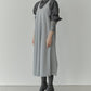 Sleeveless Twill A-line Dress