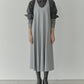 Sleeveless Twill A-line Dress