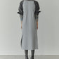 Sleeveless Twill A-line Dress