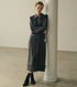 Jersey Shirt Dress w/Frilled Details