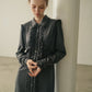 Jersey Shirt Dress w/Frilled Details
