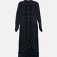 Jersey Shirt Dress w/Frilled Details