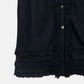 Jersey Shirt Dress w/Frilled Details