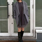Jersey Dress w/Feather Hem