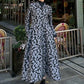 Classic Sheer Jacquard Dress