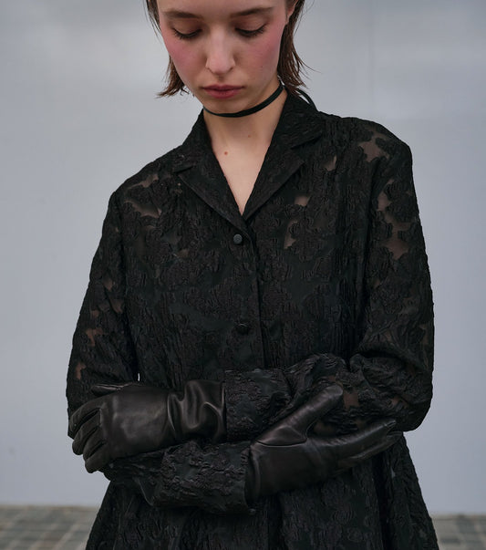 Classic Sheer Jacquard Dress