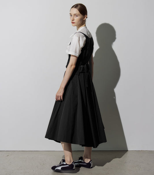 Taffeta Midi Skirt