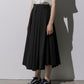 Taffeta Midi Skirt