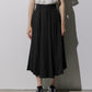 Taffeta Midi Skirt