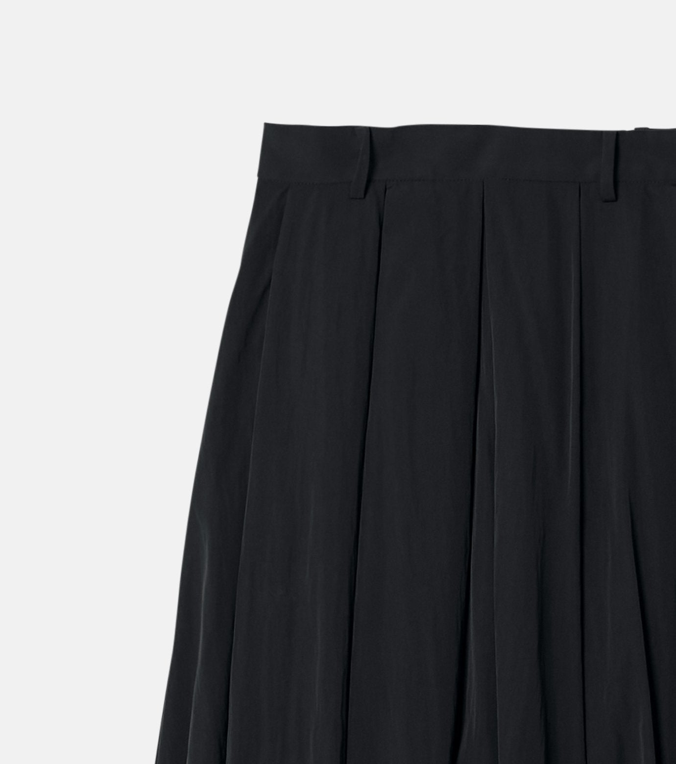 Taffeta Midi Skirt