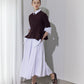 Taffeta Midi Skirt