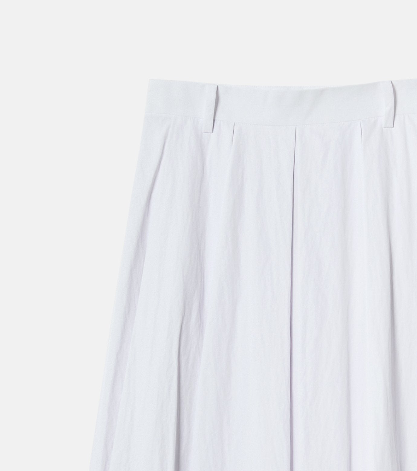 Taffeta Midi Skirt