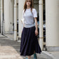 Taffeta Midi Skirt