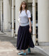 Taffeta Midi Skirt