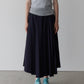 Taffeta Midi Skirt