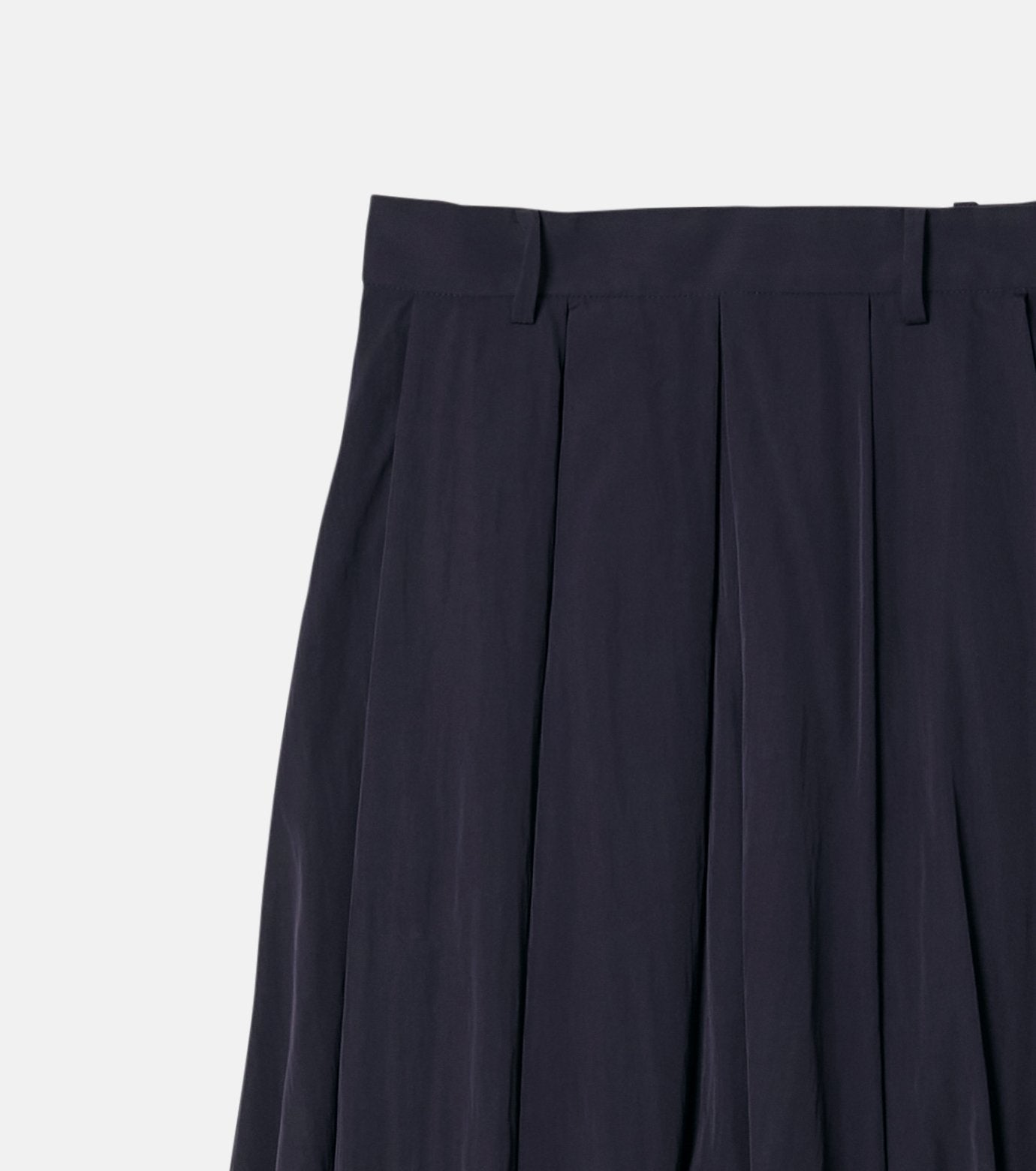 Taffeta Midi Skirt