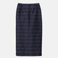 Jacquard Sheer Stripe Pencil Skirt