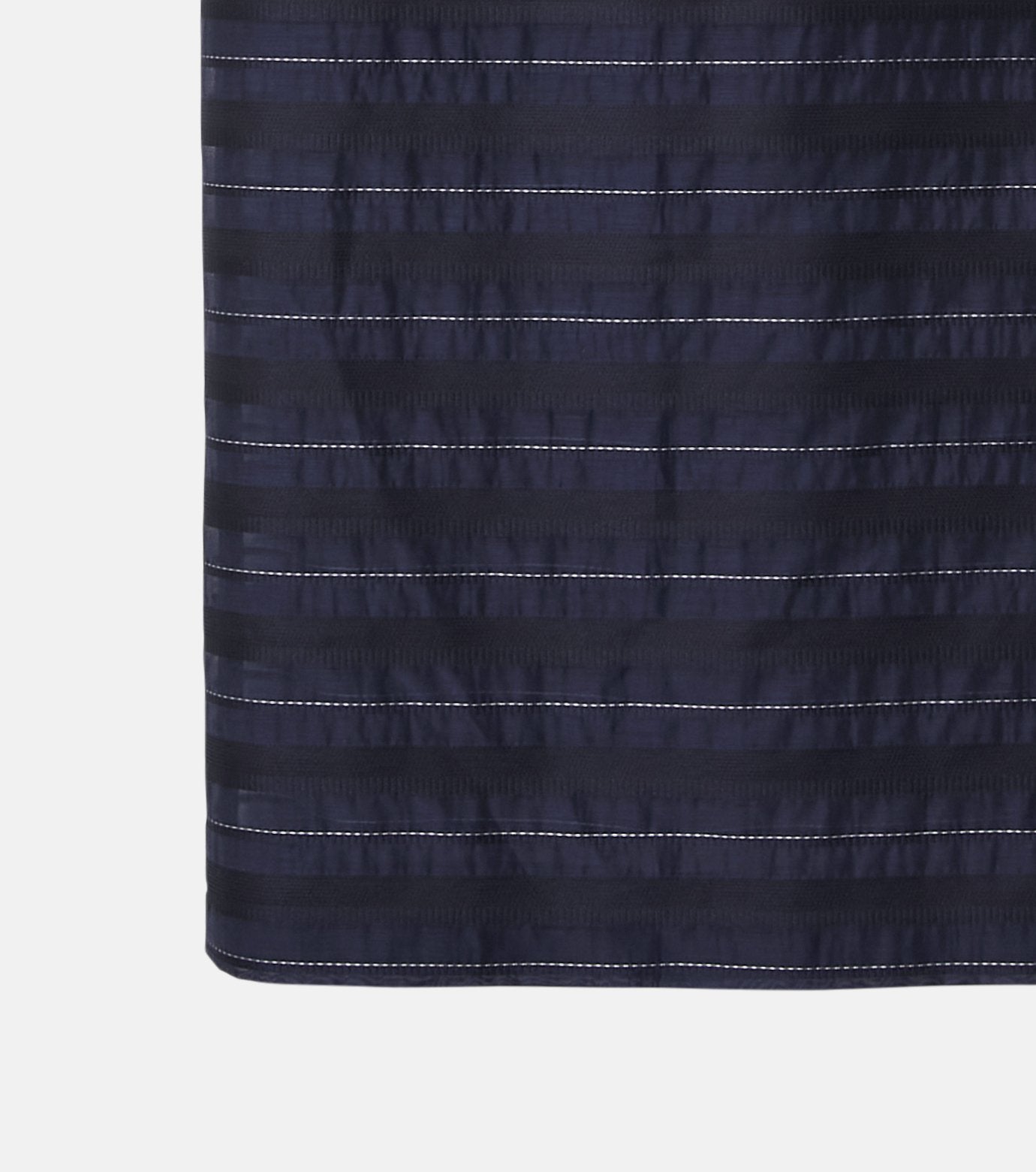 Jacquard Sheer Stripe Pencil Skirt