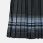 Pleated Skirt w/Multi-Striped Print
