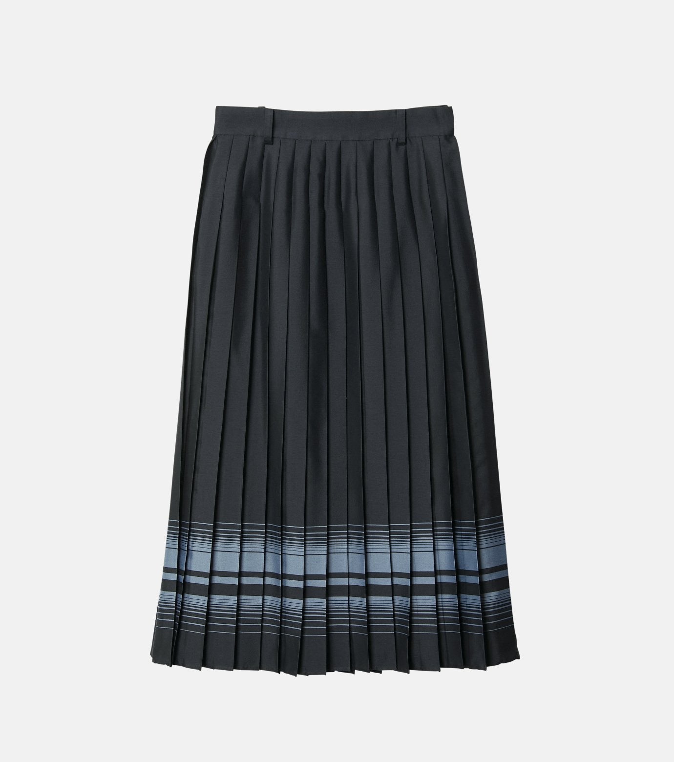 Pleated Skirt w/Multi-Striped Print