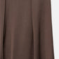Tucked Satin Maxi Skirt