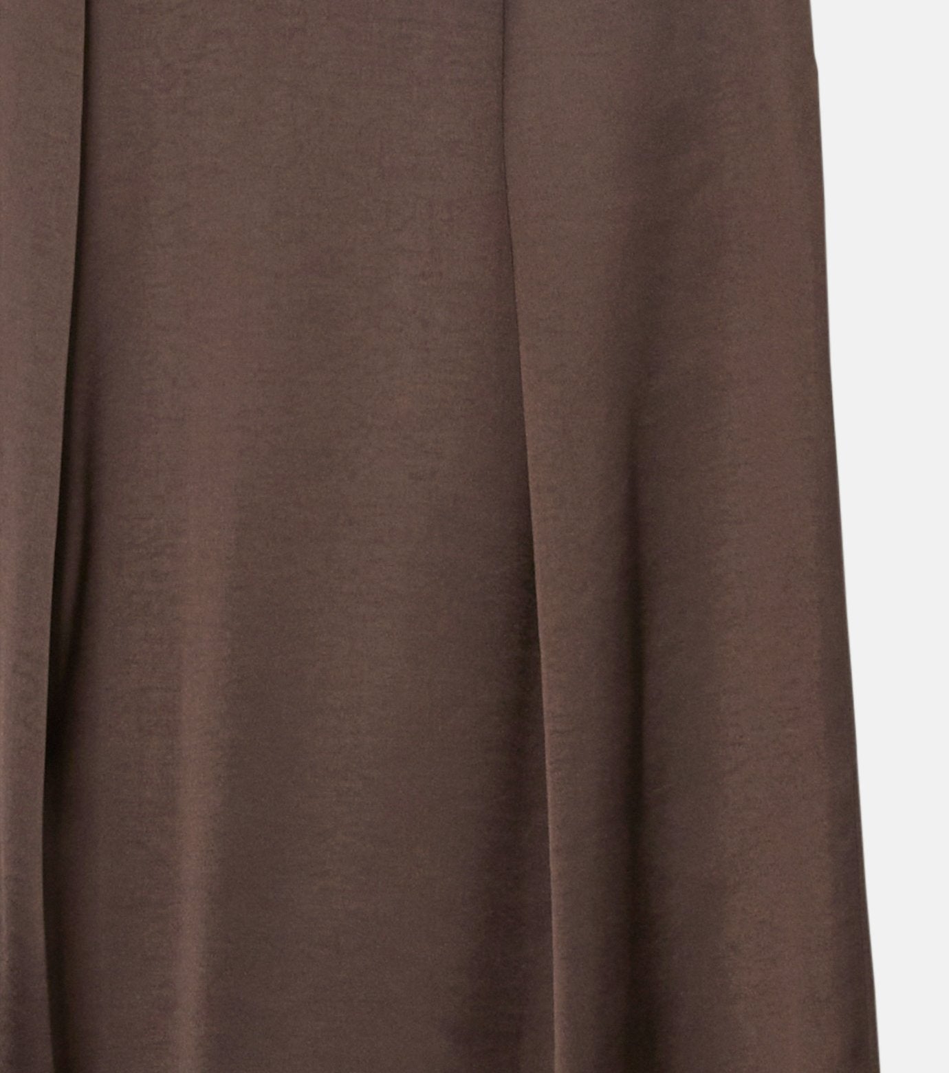 Tucked Satin Maxi Skirt